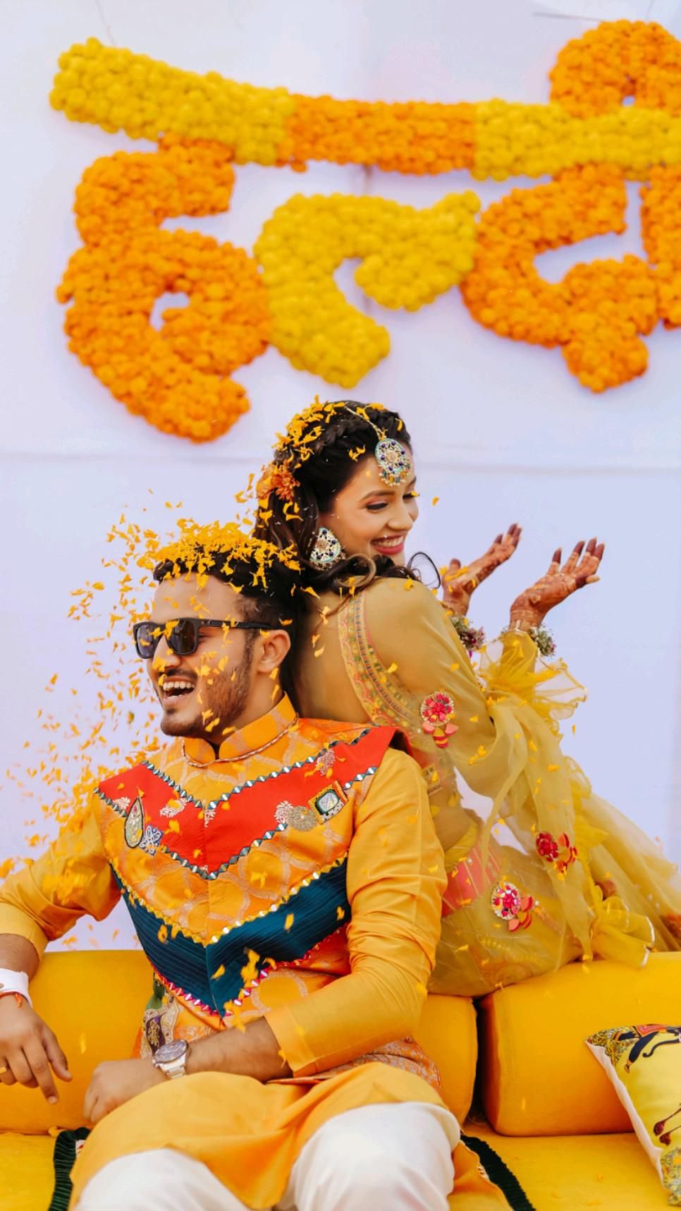 haldi ceremony picture wedding photography