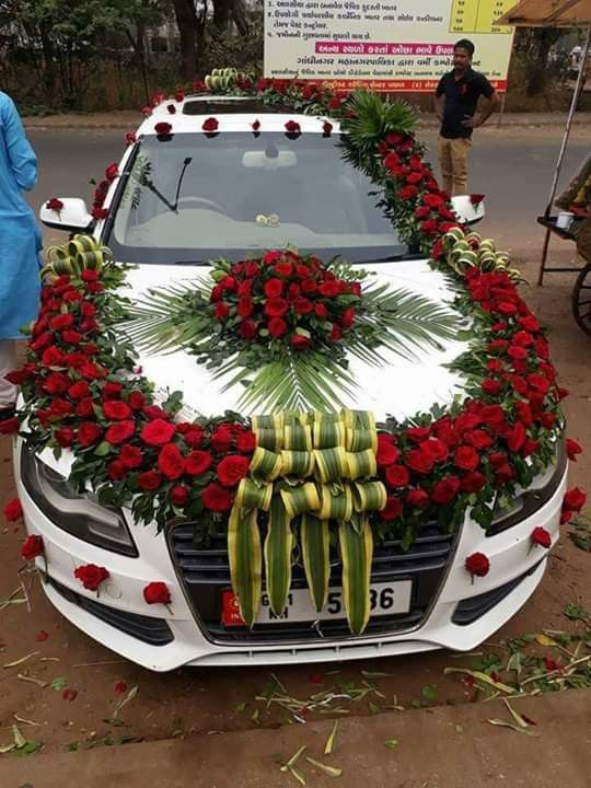 Wedding car decoration